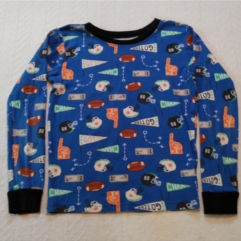 Carter's Pajama Set Football Sports Print